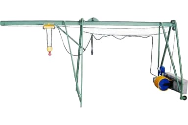 Подъемник строительный "УМЕЛЕЦ М" 320 кг 75 м с распоркой — фото 1